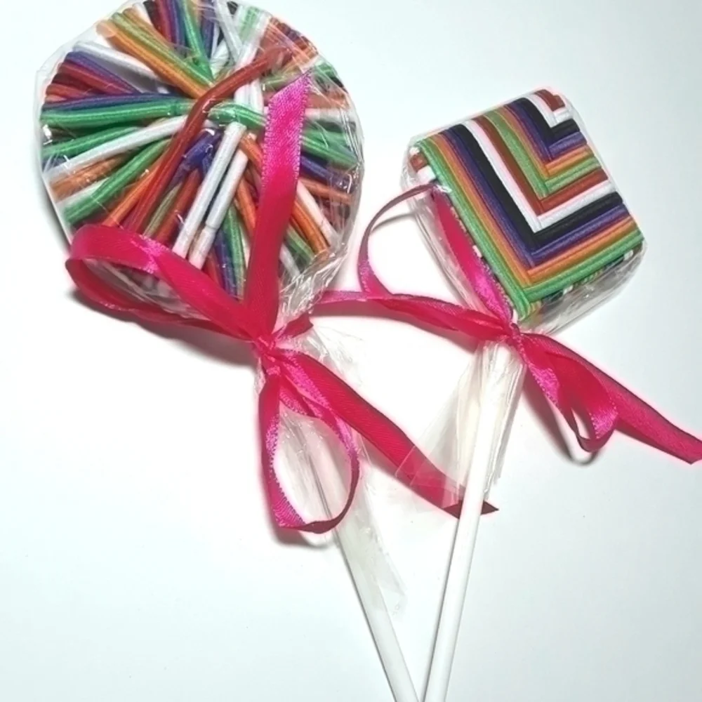 Ponytail Holder Lollipops Duo